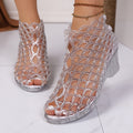 Jelly Sandals for Women with Block Heel-Stilenza-Stilenza