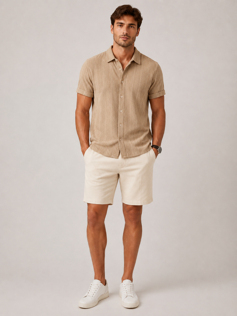 Men’s Short Sleeve Button Shirt