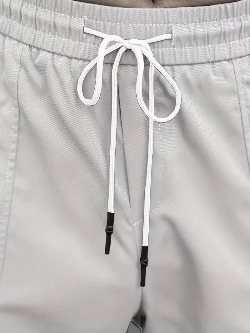 Men’s Cargo Pants Regular Fit Drawstring Waist-Cargo broeken-Stilenza-Stilenza