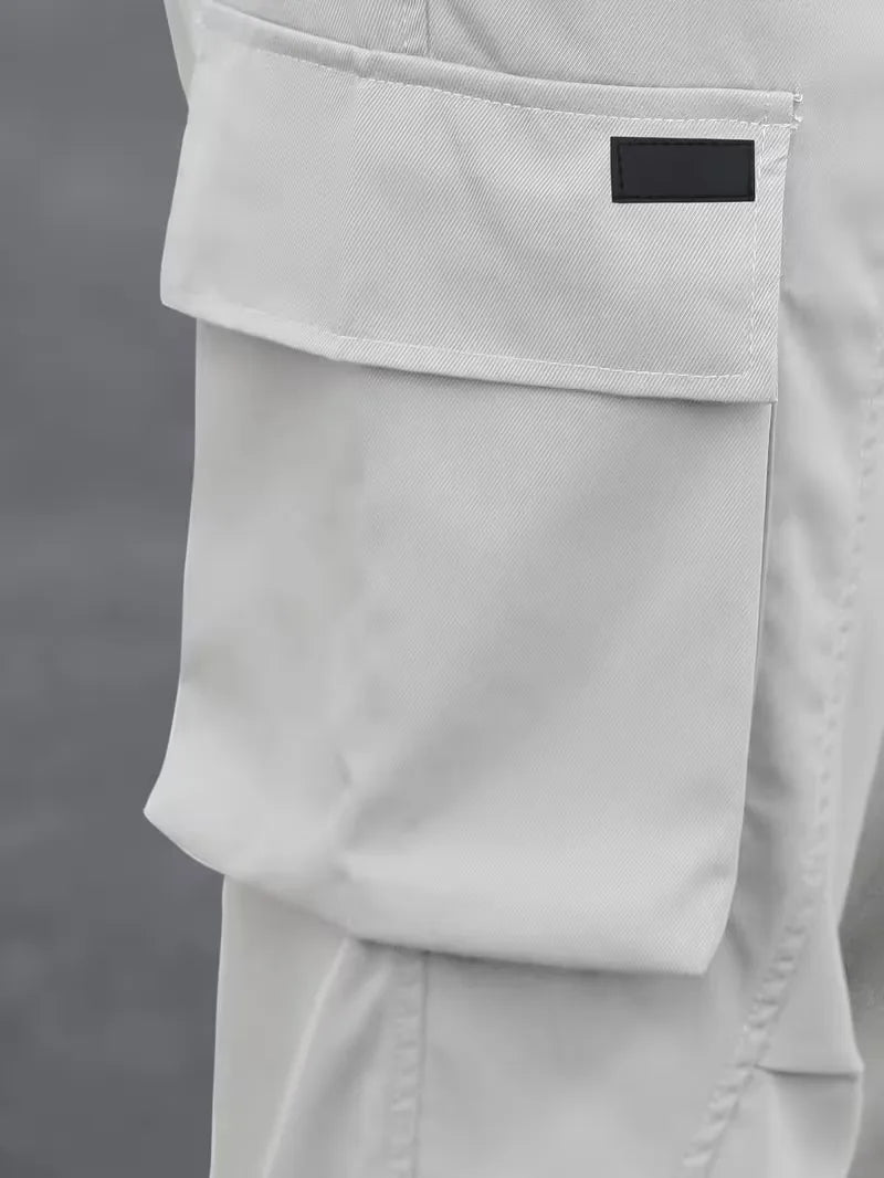 Men’s Cargo Pants Regular Fit Drawstring Waist-Cargo broeken-Stilenza-Stilenza