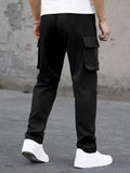 Men’s Cargo Pants Regular Fit Drawstring Waist-Cargo broeken-Stilenza-Stilenza