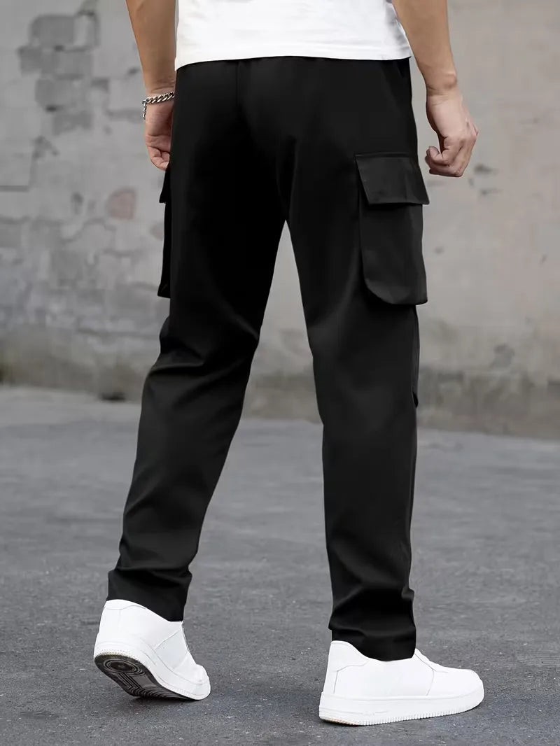 Men’s Cargo Pants Regular Fit Drawstring Waist-Cargo broeken-Stilenza-Stilenza