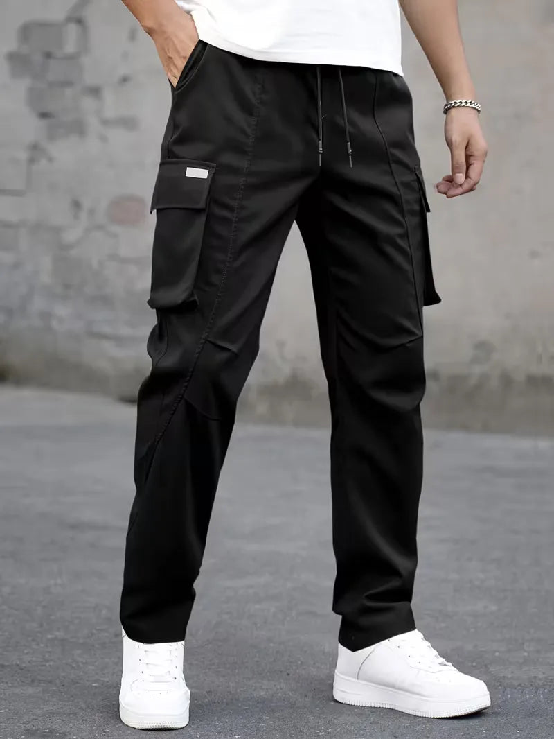 Men’s Cargo Pants Regular Fit Drawstring Waist-Cargo broeken-Stilenza-Stilenza