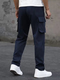 Men’s Cargo Pants Regular Fit Drawstring Waist-Cargo broeken-Stilenza-Stilenza