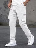 Men’s Cargo Pants Regular Fit Drawstring Waist-Cargo broeken-Stilenza-Stilenza