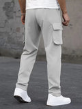 Men’s Cargo Pants Regular Fit Drawstring Waist-Cargo broeken-Stilenza-Stilenza