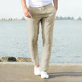 Men’s Casual Pants with Drawstring Waist-Pants-Stilenza-Sand Beige-S-Stilenza