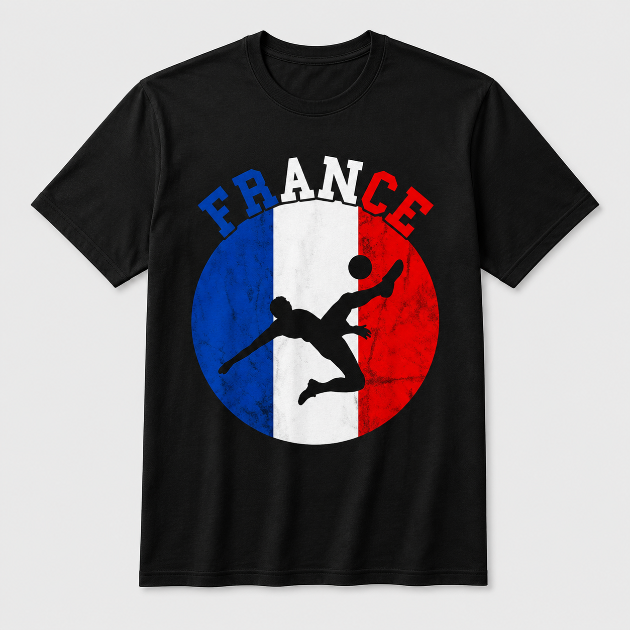 Men’s France Football Shirt WC Black Edition-Stilenza-Black-S-Stilenza
