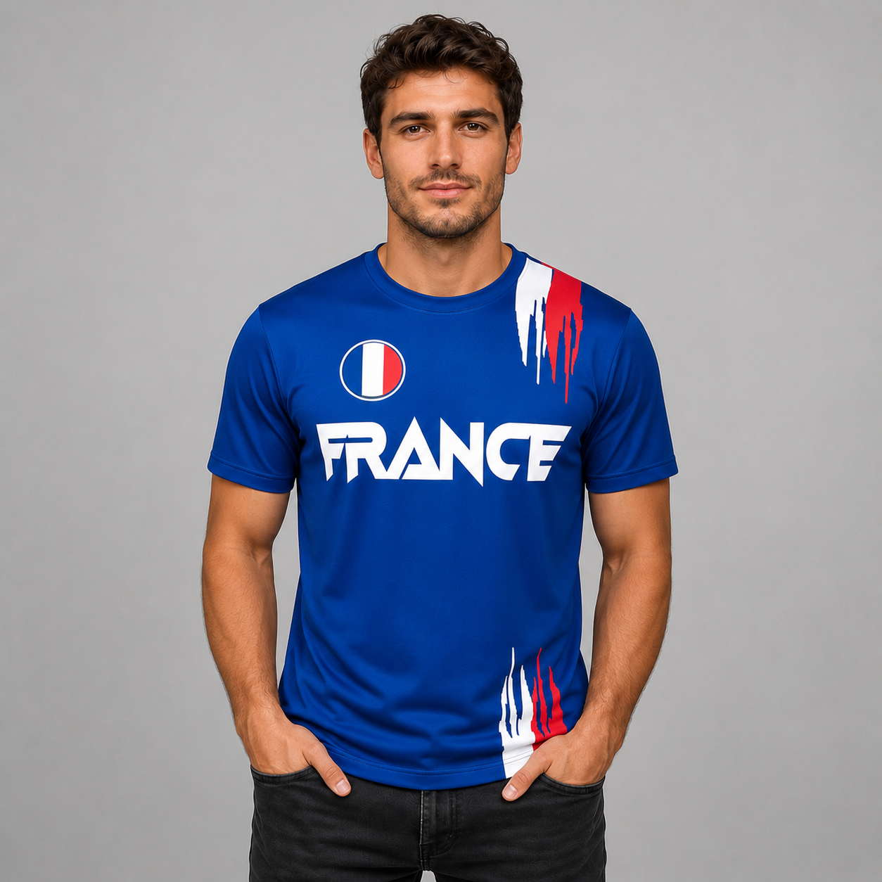 Men’s France Shirt WC 2026 Blue Fan Edition-Stilenza-Stilenza