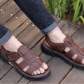 Men’s Sandals Open Toe Summer Comfort-Stilenza-Brown-39-Stilenza