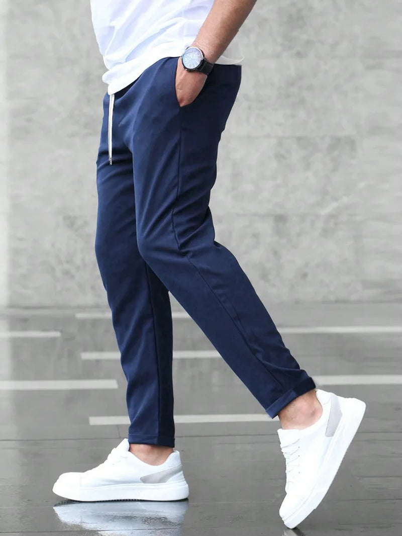 Men’s Slim Fit Jogger Pants Smart Casual-broek-Stilenza-Stilenza