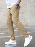Men’s Slim Fit Jogger Pants Smart Casual-broek-Stilenza-Stilenza