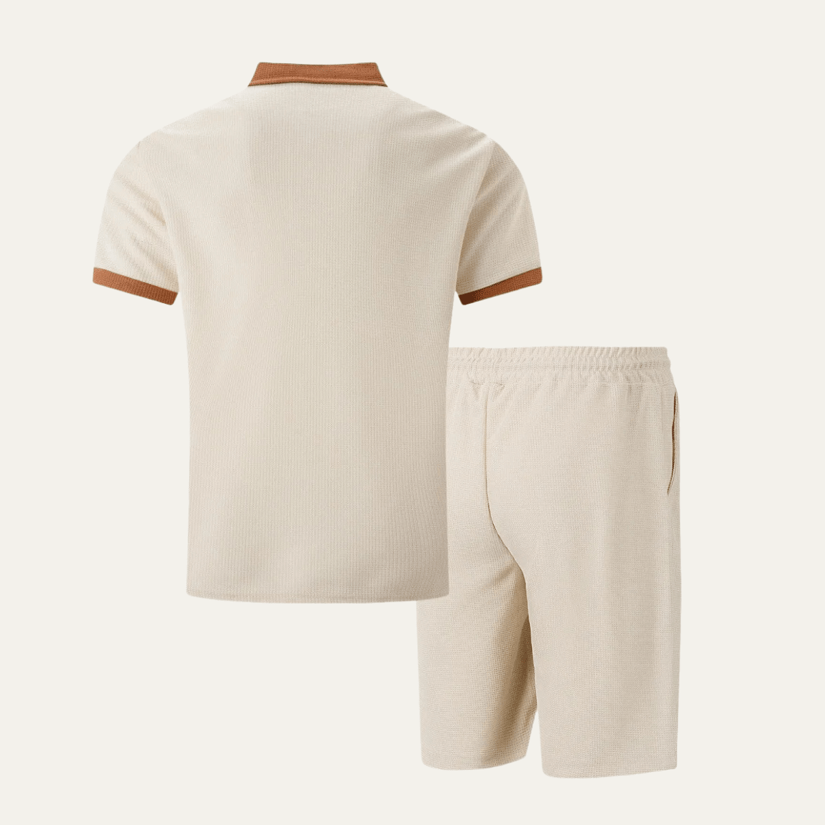 Men’s Two Piece Polo Shorts Set-Men Summer Sets-Stilenza-Stilenza