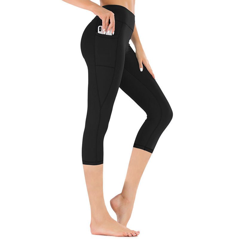 Women’s 3/4 Capri Leggings High Waisted with Pocket-Stilenza-Stilenza
