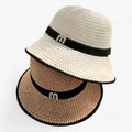 Women’s Bucket Sun Hat with Contrast Band-Stilenza-Stilenza