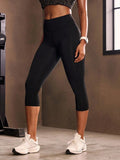 Women’s Capri Leggings High Waisted with Pocket-Stilenza-Stilenza