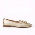 Women’s Gold Tassel Loafers Metallic Flats-Woman's Shoes-Stilenza-Stilenza