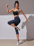 Women’s High Waisted Capri Leggings with Pocket-Legging-Stilenza-Stilenza