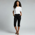 Women’s High Waisted Capri Pants with Pockets-Stilenza-Stilenza