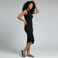 Women’s High Waisted Capri Pants with Pockets-Stilenza-Stilenza