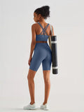 Women’s High Waisted Short Gym Leggings with Pocket-Sportshort-Stilenza-Stilenza