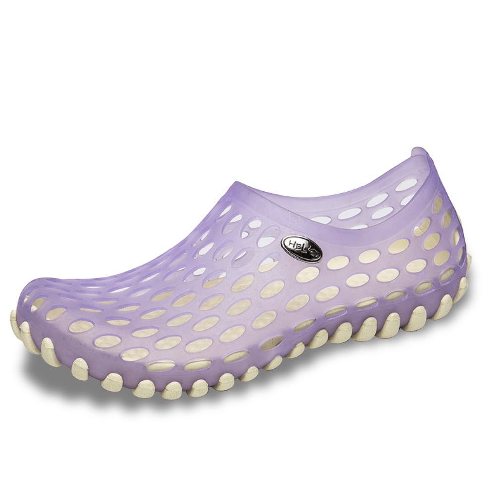 Women’s Jelly Water Shoes Non-Slip for Beach-Stilenza-Purple-36-Stilenza