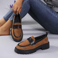 Women’s Loafers Leopard Print Platform-Stilenza-Stilenza