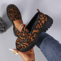 Women’s Loafers Leopard Print Platform-Stilenza-Stilenza