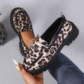 Women’s Loafers Leopard Print Platform-Stilenza-Stilenza