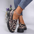 Women’s Loafers Leopard Print Platform-Stilenza-Stilenza