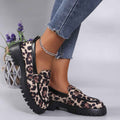 Women’s Loafers Leopard Print Platform-Stilenza-White-36-Stilenza