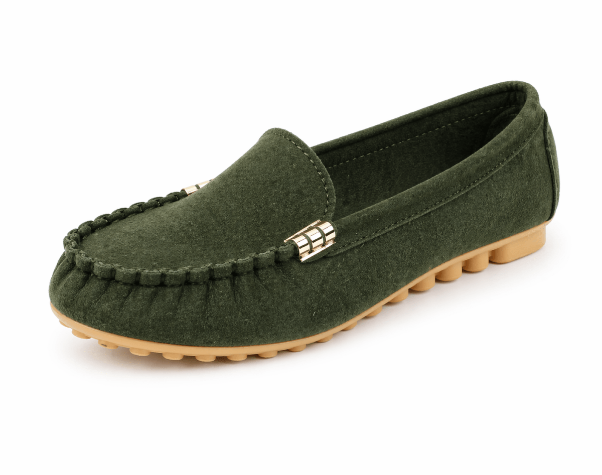 Women’s Loafers Slip On Flats-Stilenza-Green-35-Stilenza