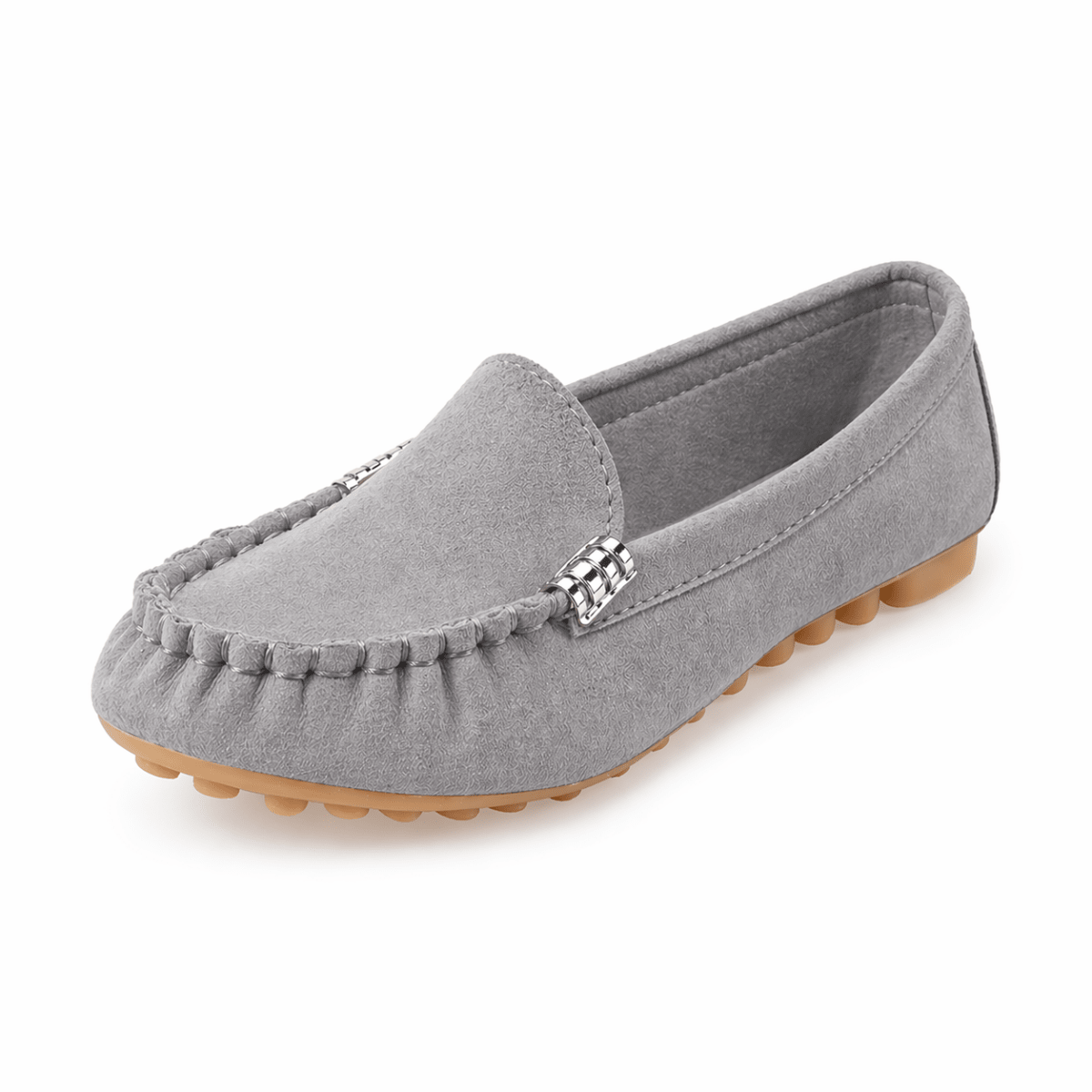 Women’s Loafers Slip On Flats-Stilenza-Grey-35-Stilenza
