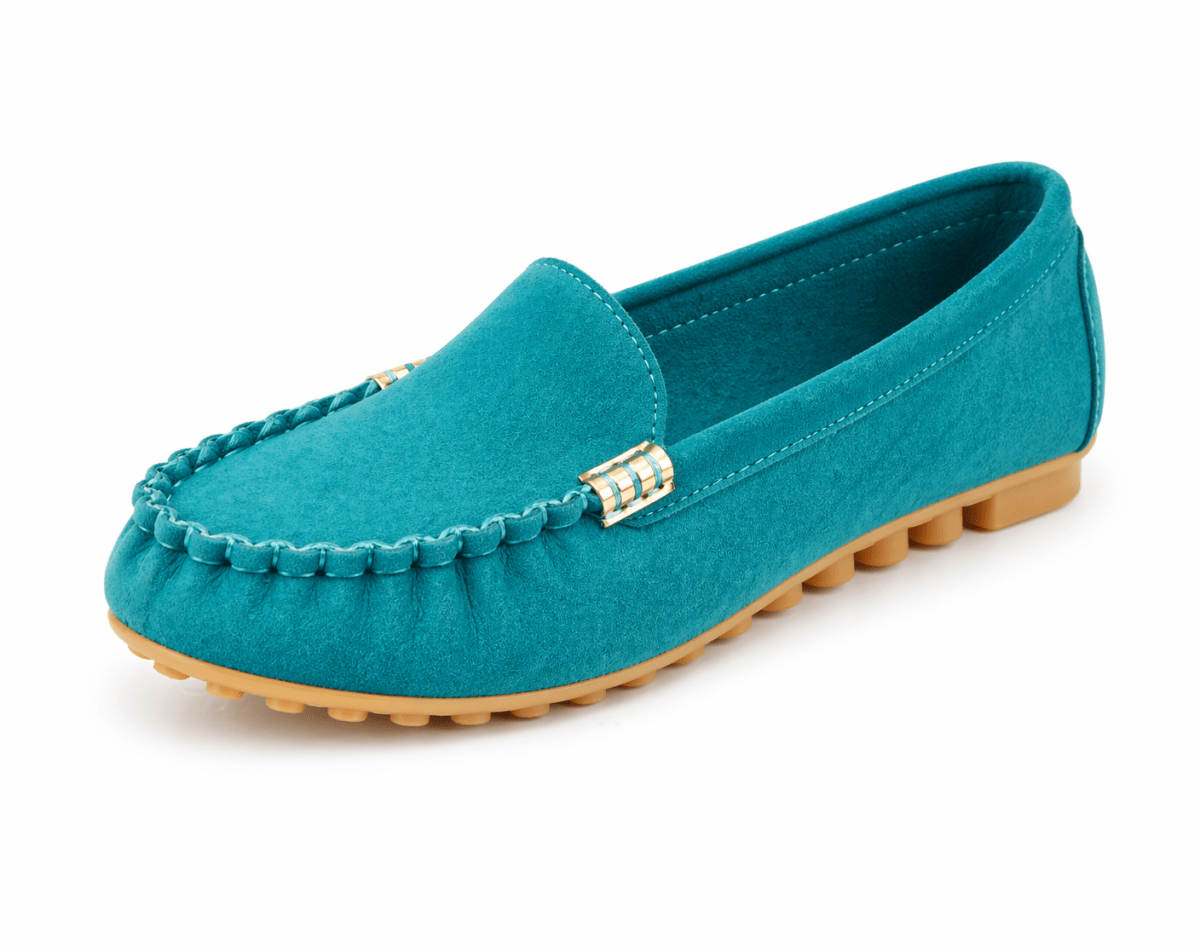 Women’s Loafers Slip On Flats-Stilenza-Turquoise-35-Stilenza