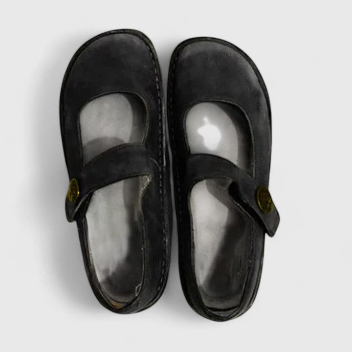 Women’s Mary Jane Flats with Buckle Strap-Stilenza-Stilenza