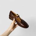 Women’s Mary Jane Flats with Low Heel-SS - Womens - Sandals-Stilenza-Stilenza