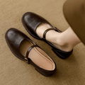 Women’s Mary Jane Flats with Low Heel-Woman's Shoes-Stilenza-Stilenza