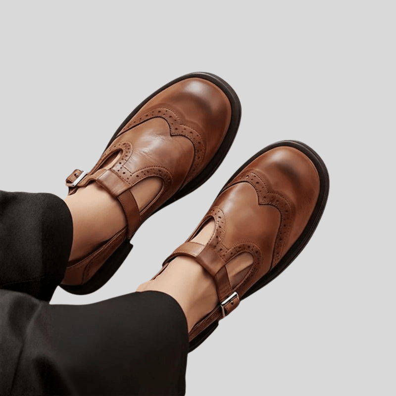 Women’s Mary Jane Shoes with Buckle Strap-Woman's Shoes-Stilenza-Stilenza