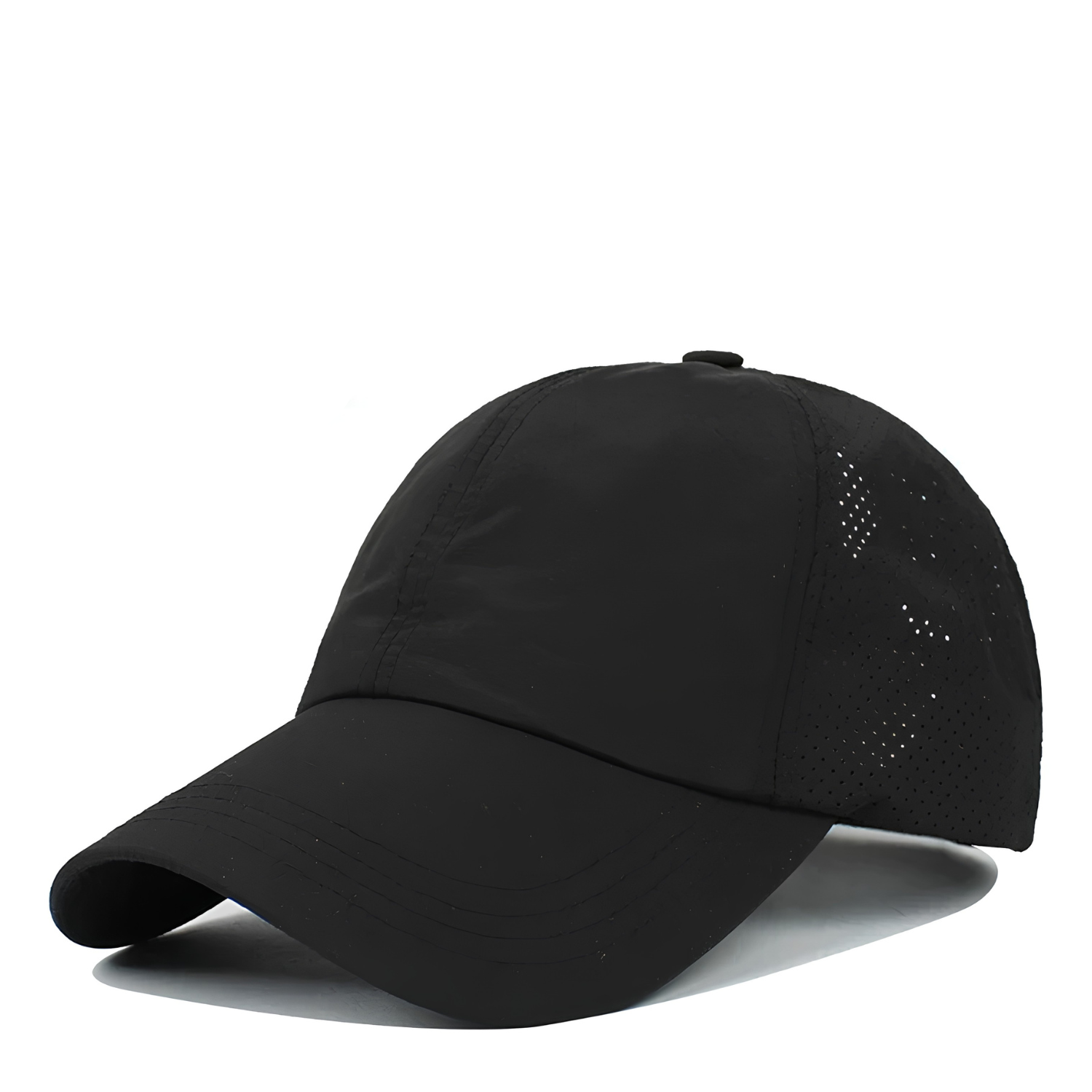 Women’s Running Cap with Ponytail Opening-Stilenza-Black-One size-Stilenza