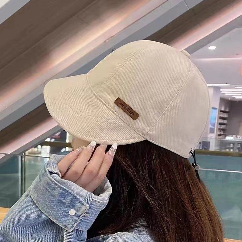 Women’s Sun Hat with Ponytail Opening-Stilenza-Beige-One size-Stilenza