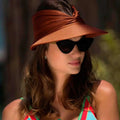 Women’s Sun Visor Hat with Wide Brim-Stilenza-Stilenza