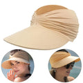 Women’s Sun Visor Hat with Wide Brim-Stilenza-Stilenza