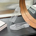 Women’s Transparent Jelly Flats Slip On-Stilenza-Stilenza