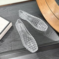 Women’s Transparent Jelly Flats Slip On-Stilenza-Stilenza