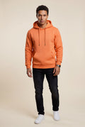 Orange Lined Regular Fit Pullover Pocket Hoodie - Fleece lined hoodie - Photo 21