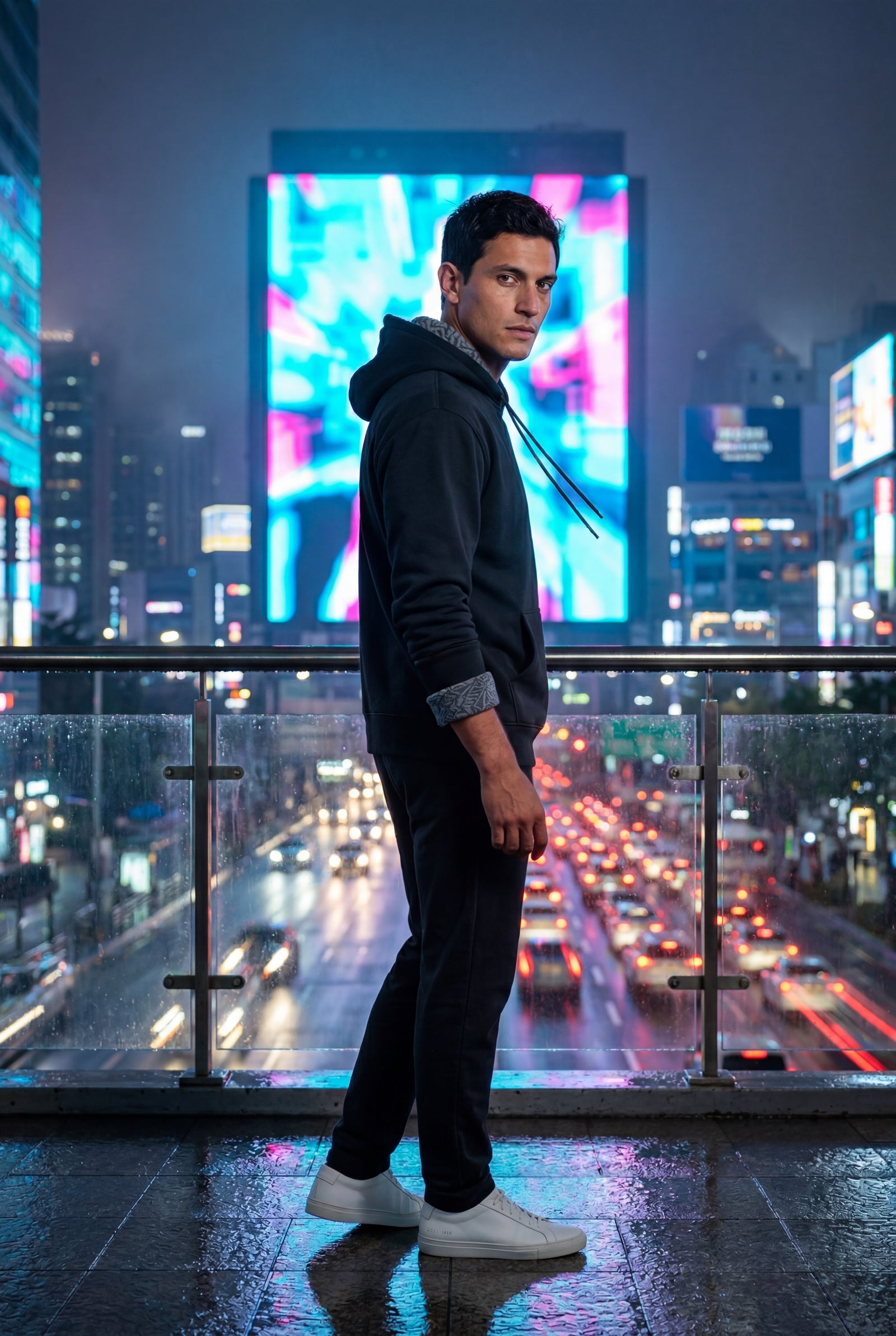 Black Lined Regular Fit Pullover Pocket Hoodie - Fleece lined hoodie - Photo 28