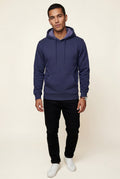 Navy Blue Lined Regular Fit Pullover Pocket Hoodie - Fleece lined hoodie - Photo 44