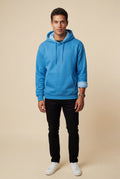 Blue Lined Regular Fit Pullover Pocket Hoodie - Fleece lined hoodie - Photo 45