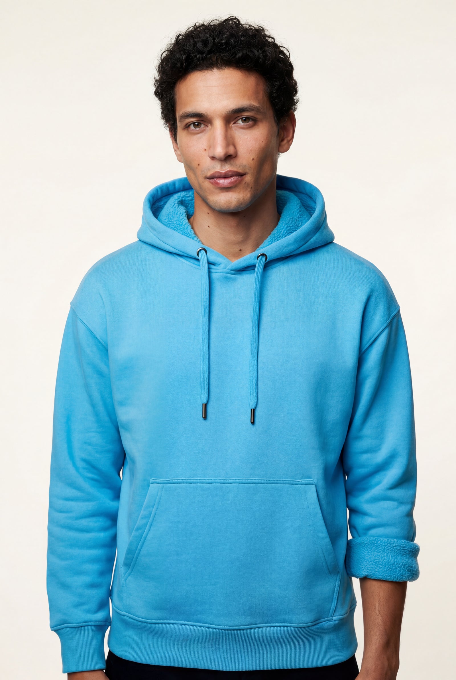 Everyday Casual Hoodie - Blue - Photo 1