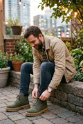 Men's Boots Lace-Up High Top in Army Green — lifestyle secondary
